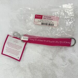 Thirty-One Hang-It-Up Key Fob Womens OS Pink U R Strong Bold True 4215830A0000